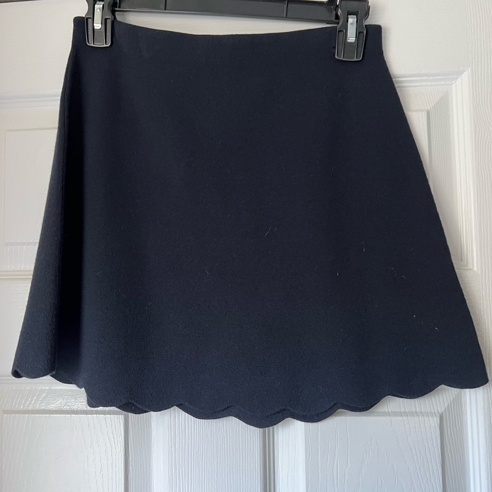 Theory - Scallop Hem Sweater Skirt